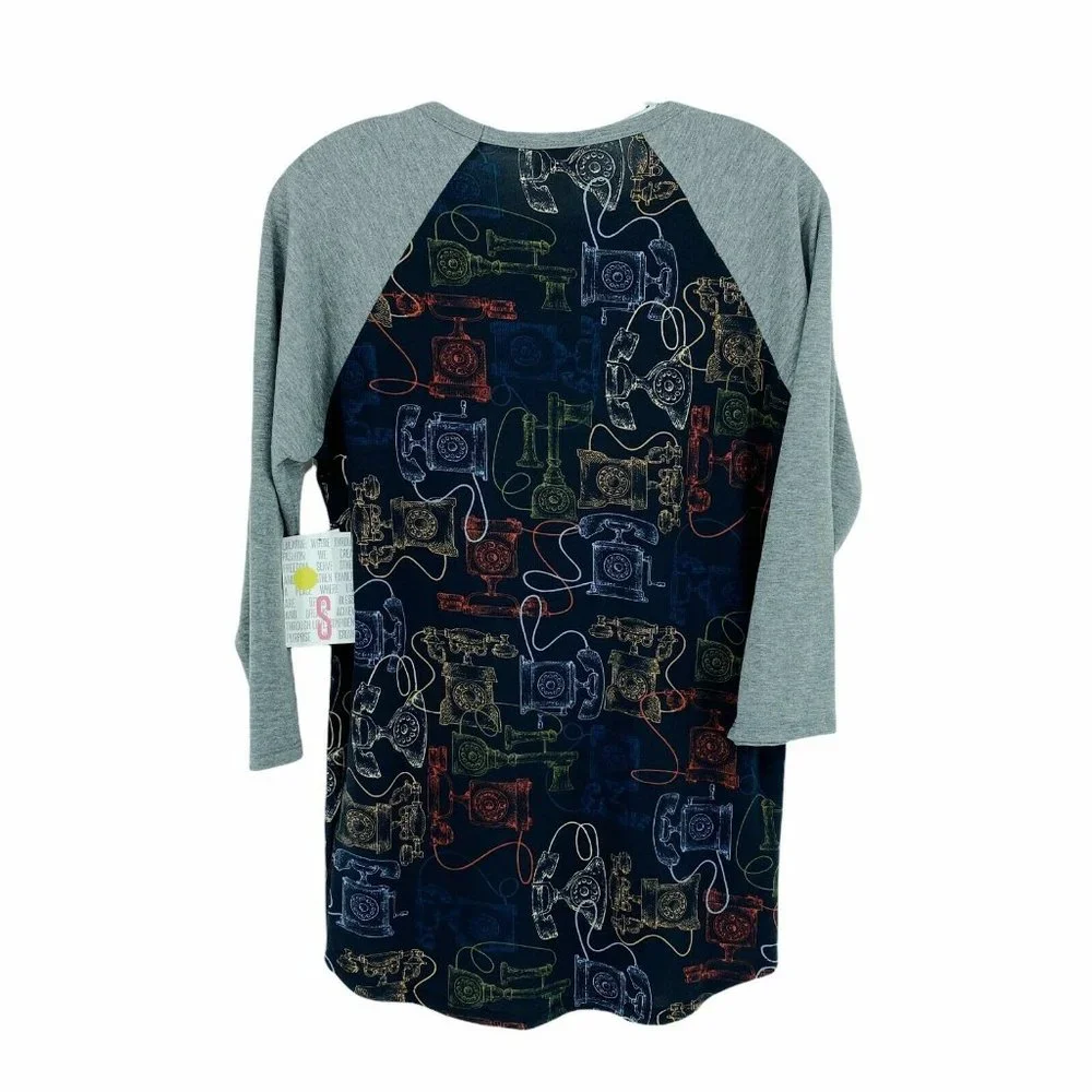 New Lularoe 3/4 Sleeve Raglan Shirt Blouse Top